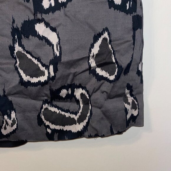 Ann Taylor Womens Abstract Print Pencil Skirt Size 10 Black/Gray - Picture 4 of 6